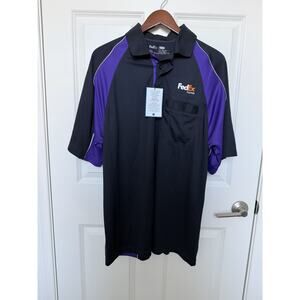 FedEx Polo Shirt Men's Size L NWT